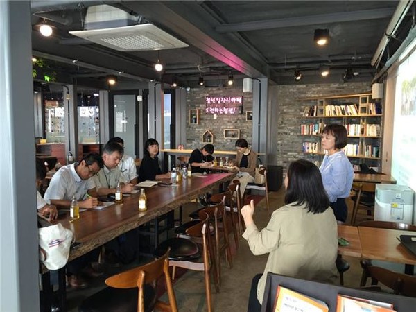 ▲ 언더스탠드에비뉴 공간 방문 및 소개 ⓒ 세이프넷 지원센터