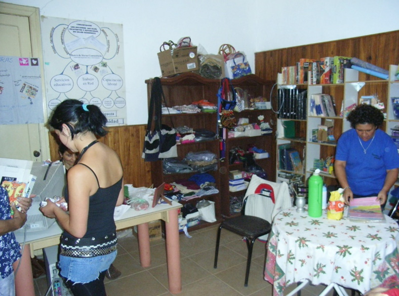 지역공동체 시간은행 사진(2008년 필자 촬영)