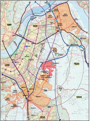 ▲ 하남감일 점포겸용단독주택용지 위치도. ⓒLH