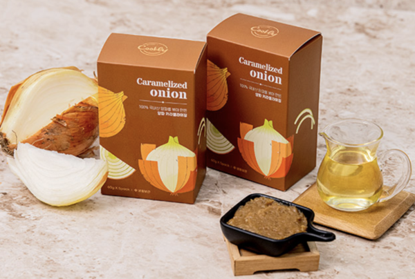▲ 마스플래닛에서 운영하는 브랜드 '쿠클리'에서 판매하는 양파 캐러맬라이징. ⓒ마스플래닛