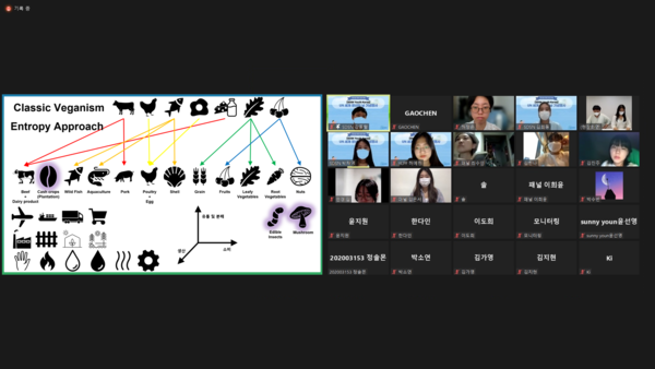 ▲ 강동렬 SDSN Korea 총괄간사가 기조발제를 진행하고 있다. ⓒSDSN Youth Korea