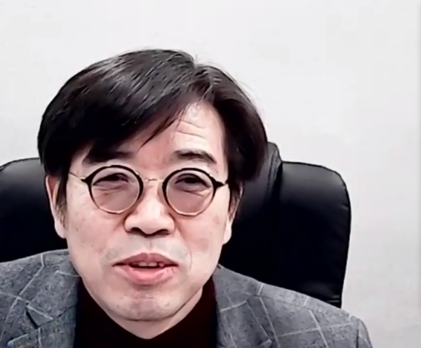 ▲ 김종수 아우내공동체 이사. 온라인 화면 갈무리.