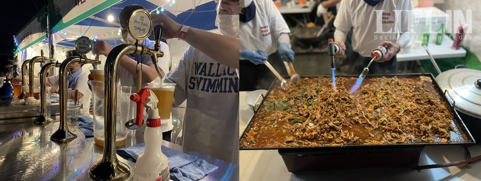 ▲ 축제 장내 다양한 먹거리. ⓒ라이프인