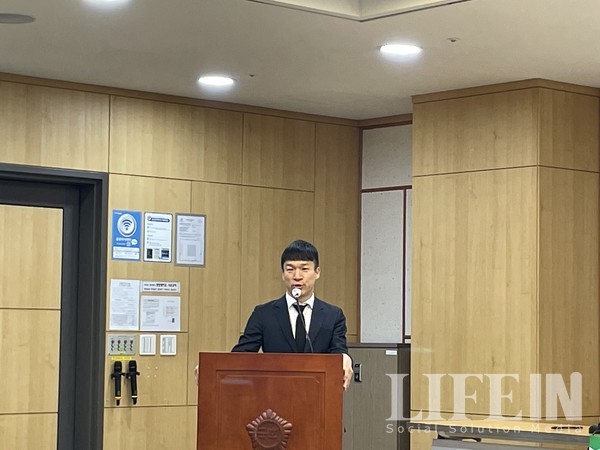 ▲ 김찬호 한국청년지속가능발전협의회 의장. ⓒ라이프인