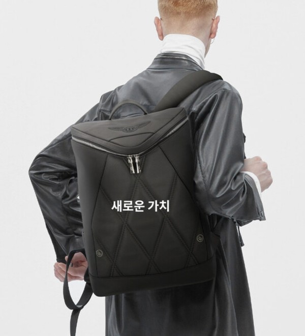 ▲ 벤틀리 가죽을 재사용한 가방. ⓒ모어댄 홈페이지