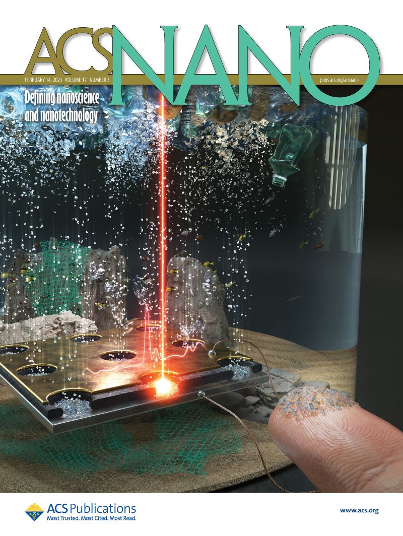 ▲ 국제 학술지 'ACS Nano' 전면 표지.