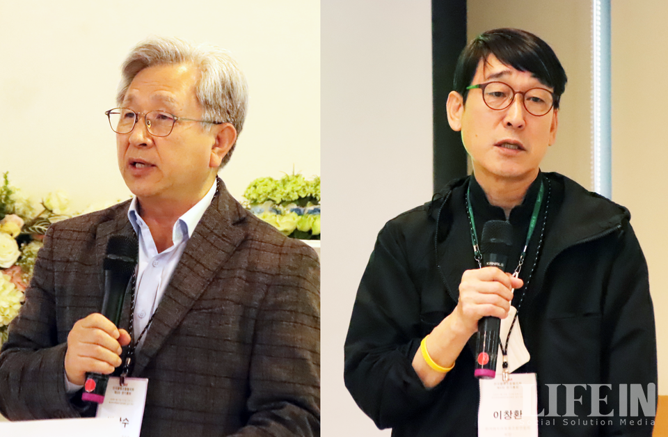 ▲ 박남수 전국협동조합협의회 상임대표(좌), 이창환 전국협동조합협의회 감사. ⓒ라이프인