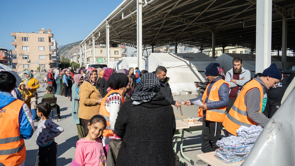 ▲ 영유아 속옷 배분 현장. ⓒ피스윈즈코리아