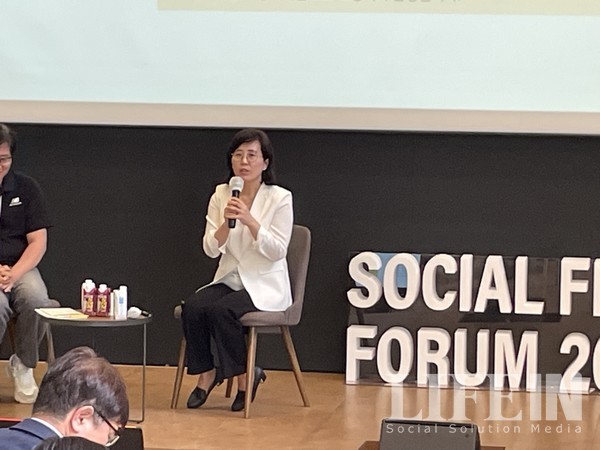 ▲ 김선영 재단법인 밴드 이사. ⓒ라이프인