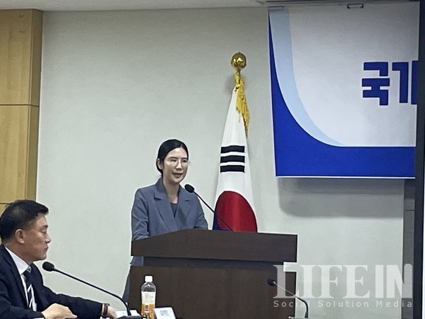 ▲ 이지현 더불어민주당 전국청년위원회 경제정책위원장. ⓒ라이프인