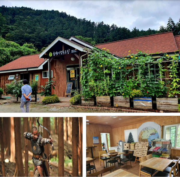 ▲ 완주군 상관 편백숲 쉼터 사진. ⓒ완주 사회적경제 네트워크