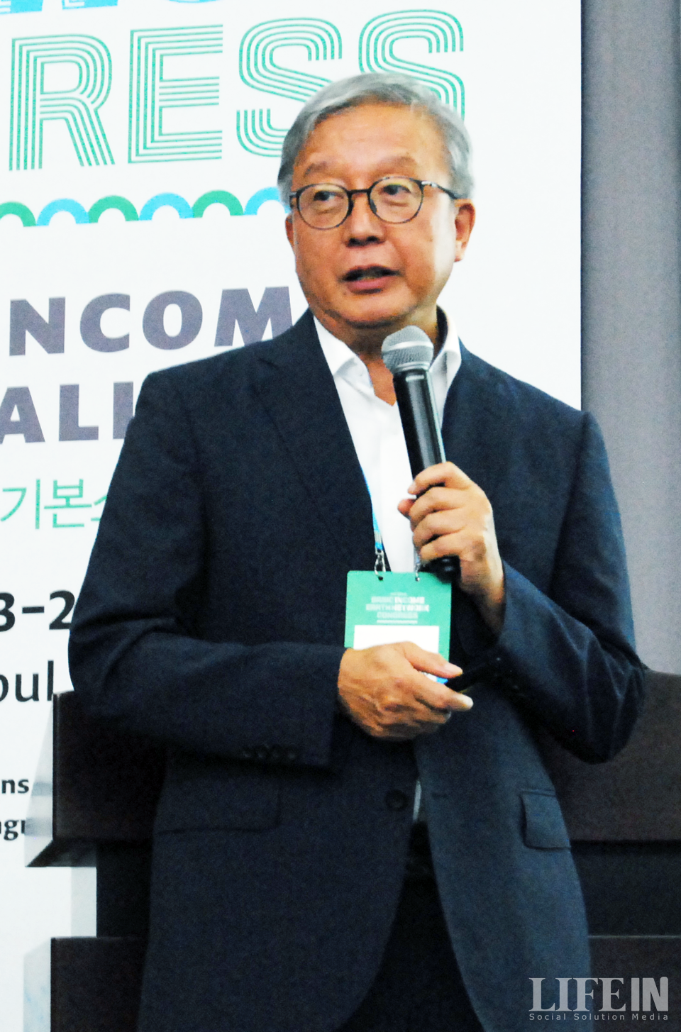 ▲강남훈 (사)기본사회 이사장. ⓒ라이프인