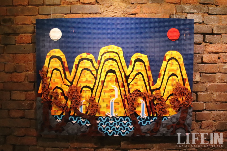 ▲ 일월오봉도를 주제로 한 작품. ⓒ라이프인