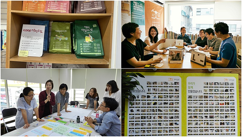 ▲ 우리동생사협이 진행하는 사업.