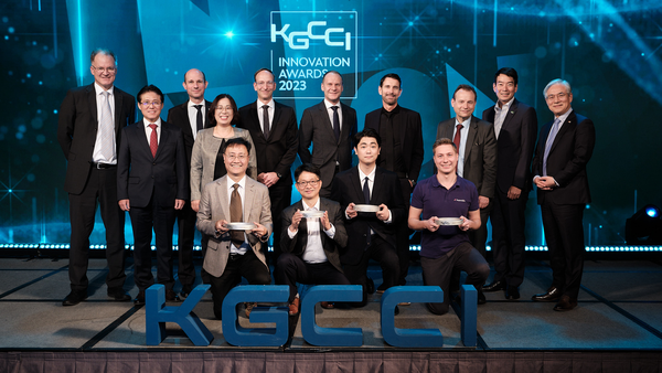 ▲ KGCCI 이노베이션 어워드 단체사진. ⓒ누비랩