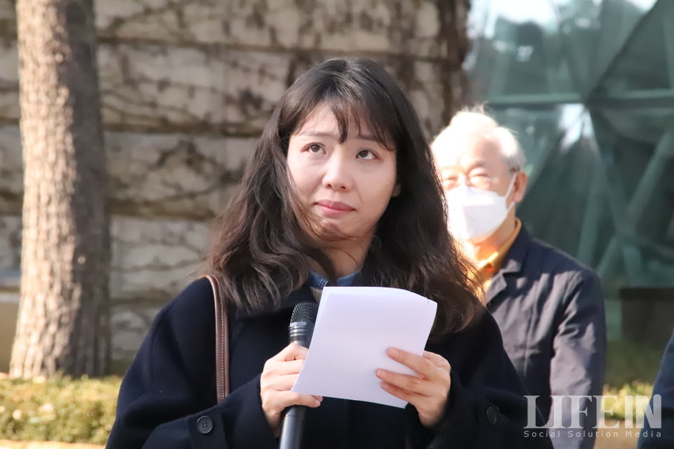 ▲ 이진희 서울특별시 사회적경제지원센터 책임. ⓒ라이프인