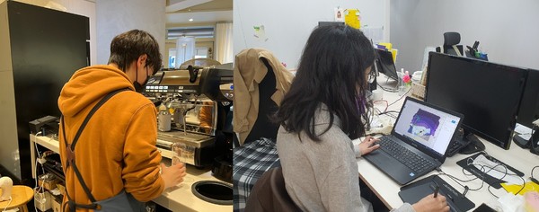 ▲ 인턴십 참여 모습. ⓒ일하는학교