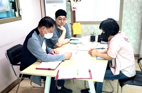 ▲컨설팅 연계 킥오프 미팅 사진, 경영지원플랫폼 씨앗을 통해 2023년에만 120여 건의 컨설팅을 연계했다. ⓒ충남사회적경제지원센터