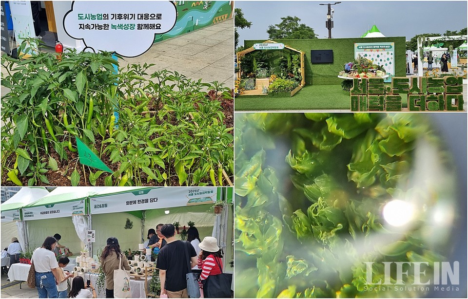 ▲ 2024년 서울도시농업박람회 현장.