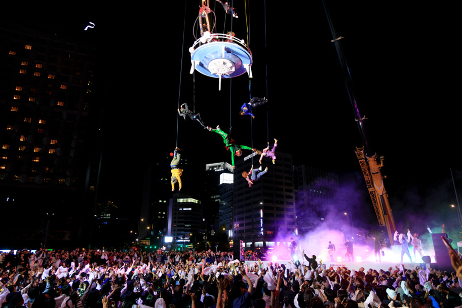 ▲ 2023 서울거리예술축제 기획제작공연 '니나내나 니나노'. ⓒ서울문화재단