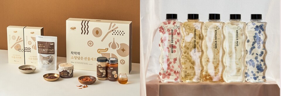 ▲ '가치소비 롯컬마켓, 홀리데이 페스타'에서 판매하는 추석 기획상품. 