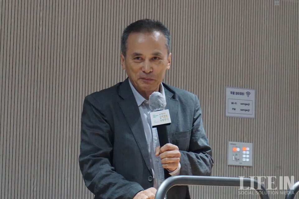 ▲ 김찬호 성공회대학교 교수(라이프인 사회적협동조합 이사장). ⓒ라이프인