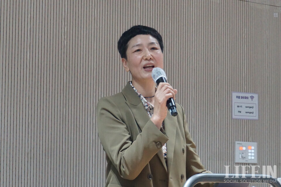 ▲ 이안소영 여성환경연대 대표. ⓒ라이프인