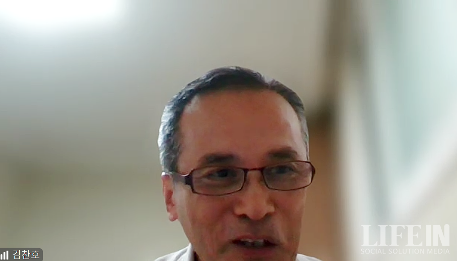 ▲ 김찬호 라이프인 이사장(사회학자, 성공회대학교 초빙교수). ⓒ라이프인 