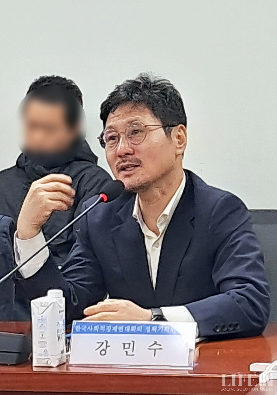 ▲ 강민수 한국사회적경제연대회의 정책기획위원장. ⓒ라이프인