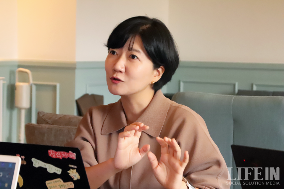 ▲ 김은혜 파트장. ⓒ라이프인