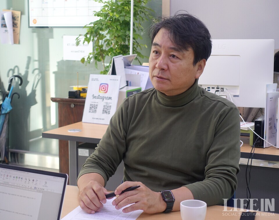 ▲ 한신대학교 캠퍼스타운사업단 이기호 단장. ⓒ라이프인