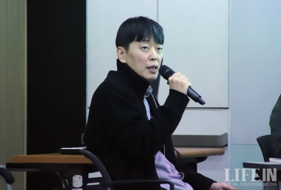 ▲ 김영진 행복나래(주) 매니저. ⓒ라이프인