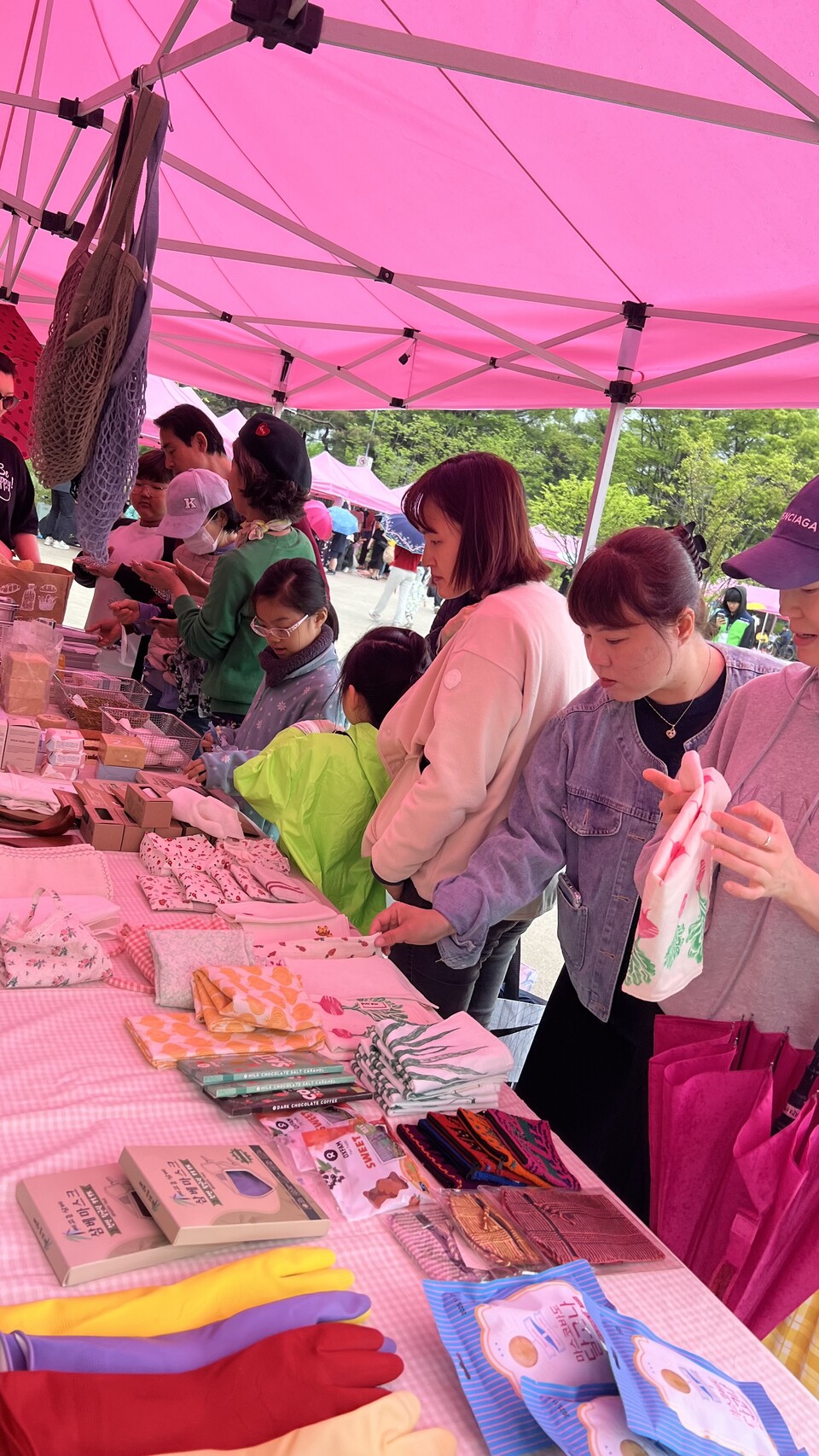 ▲ 2024년 4월 양천공원 해우리 나눔장터. ⓒ강서양천시민햇빛발전협동조합