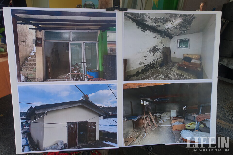 ▲ 치유골목 매장의 리모델링 전후 사진. ⓒ라이프인