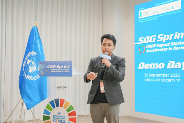 ▲ Surplus Indonesia Muh. Agung Saputra 대표. ⓒ임팩트스퀘어