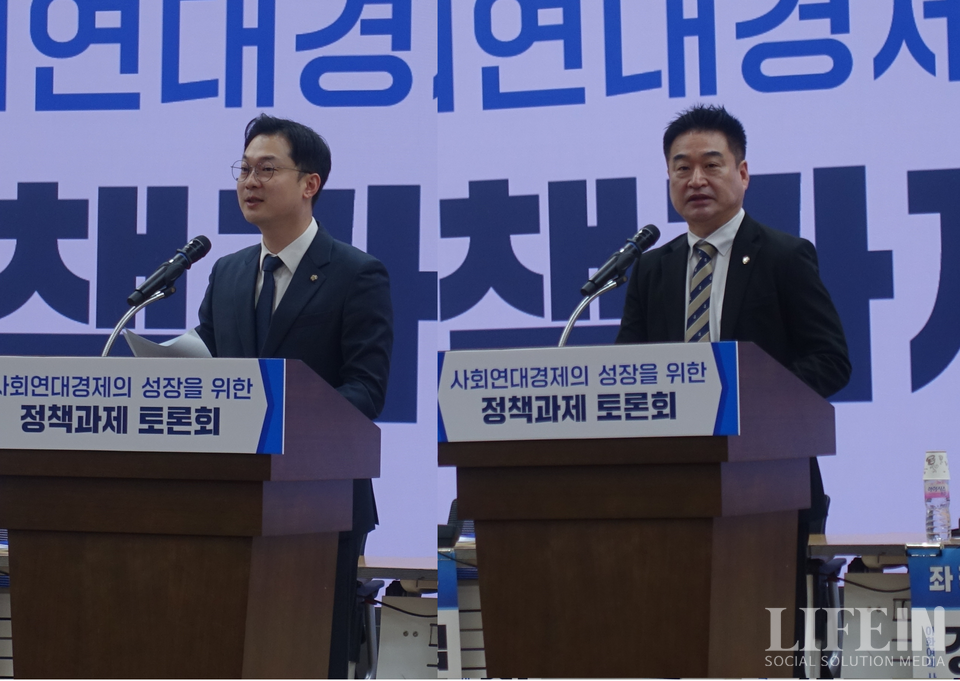 ▲ (왼쪽)김동아 의원, (오른쪽)최혁진 의원. ⓒ라이프인