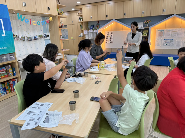 ▲ '의식주의'의 환경 교육 현장. ⓒ희망제작소