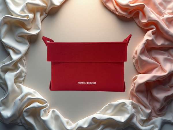 ▲ 금호리조트 에디션 그린펠트 수납박스. ⓒ의식주의